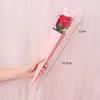 Caja de rosa única para el Día de San Valentín caja de regalo de flor plegable de PVC alto sentido comercio exterior diy caja de flor eterna venta al por mayor