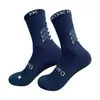 Meias de futebol transfronteiriças, meias antiderrapantes de treino de cano médio, meias esportivas de cano médio com sola grossa absorventes de suor para homens, resistentes ao desgaste, respiráveis, secagem rápida