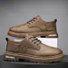 Zapatos de Cuero Casual de Negocios Nuevos para Hombre Zapatos Versátiles de Moda para Hombre Zapatos Planos Antideslizantes sin Cordones para el Trabajo