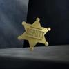 NÓS. Insígnia de Honra do Governador Medalha de Aniversário Emblema Estrela Brilhante Insígnia de Alfinete Medalha com Insígnia de Xerife