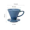 Juego de Cafetera de Preparación Manual, Taza Filtro para Café de Goteo, Cafetera de Cerámica para Compartir, Taza Filtro V60 para el Hogar, Fabricante Transfronterizo