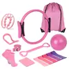 Set de Pilates Moldeador Corporal Transfronterizo del Fabricante, Banda de Resistencia para Estiramiento de Apertura de Hombros y Embellecimiento de la Espalda, Pelota de Pilates, Equipo de Fitness para el Hogar