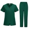 Ropa médica personalizada, ligera y fresca al tacto, uniformes de trabajo bordados, uniformes quirúrgicos, uniformes de enfermería, uniformes quirúrgicos de lotes pequeños
