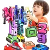 Juguete de Rompecabezas Digital de Deformación Oversize para Niños Robot de Ensamblaje Rompecabezas Bloques de Construcción Regalo para Niños y Niñas