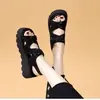 Sandálias Casuais de Moda para Comércio Exterior Primavera/Verão 2026 Sola Grossa Aumenta Altura Abertas Antiderrapantes Sola Macia Calçados Femininos Transfronteiriços