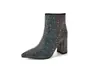 Nuevas botas de mujer europeas y americanas de otoño e invierno, moda, tela, punta fina corta, botas de caballero, botas de tacón alto grueso 33-43, botas de comercio exterior