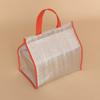 Bolsa térmica para llevar con logo imprimible, bolsa de papel de aluminio para bebidas frías y barbacoa, bolsa térmica desechable para alimentos