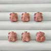 Accesorios de Ciprés Rojo Cuentas Sueltas Cuentas de Planetas Accesorios de Luna y Estrella Cuentas Budistas para Manualidades Accesorios para Joyería Cadena para Teléfono Móvil Mano