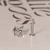 Asas de Chifre de Diabo em Forma de Coração Piercing Labial Joia Labial com Microincrustação de Cobre Piercing de Osso da Orelha Brilhante com Zircônia Completa Joia de Piercing no Lóbulo da Orelha Atacado