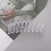 Pinza Transparente de Agarre Transfronteriza Colección Puerta Este Corea del Sur Horquilla para Recoger el Cabello de la Parte Trasera de la Cabeza Horquilla Base para el Cabello Accesorios para la Cabeza Mujer Amazon