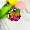 Parche de Gatito Helado de Dibujos Animados Acrílico Lindo Huevo Helado Pizarra Joyería DIY Brillo Fino Crayón Manzana