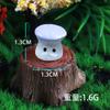 Resina de simulación modelado de dibujos animados hongo silvestre hongo pequeño decoraciones creativas de microlandscape musgo de paisajismo adornos pequeños