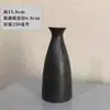 Olla Redonda Cerámica Doble Boca Cuelga Botella Vacía Utensilios Vino Hogar Chino Cálido Cuelga Vintage Viento Vintage Copa Vino Amarillo
