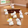 Micro-paisaje Linda Fila de Signos del Zodiaco Reloj Decoraciones Accesorios DIY Casa de Muñecas Escritorio Coche Adornos