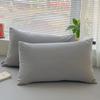 Fundas de Almohada 100% Algodón Primavera 2026, un Par de Fundas de Almohada de Algodón Color Sólido 48X74Cm, Funda de Almohada Individual para el Hogar al por Mayor