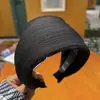 Horquilla de Corona Alta Exquisita Engrosada para Adelgazar el Rostro Otoño e Invierno Diadema Ancha Elegante para Cubrir la Línea del Cabello Otoño e Invierno Diadema Ancha
