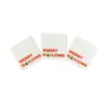 Guardanapos Quadrados Espessos Brancos Mais Vendidos da Amazon com Logo Personalizável para Restaurantes Ocidentais, Hotéis e Banquetes, Guardanapos de Papel Sem Poeira