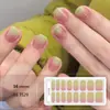 Pegatinas para Manicura en Gel sin Luz Gradiente Igual que las Celebridades de Internet Color Caramelo Pegatinas de Uñas de Verano Película de Esmalte de Uñas Duraderas Impermeables