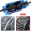 Lavadora de Cadena de Bicicleta Limpiador de Cadena Kilómetro de Montaña Herramienta de Lavado de Cadena de Motocicleta Placa de Presión Limpieza de Cadena Herramienta