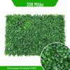 Parede de Plantas Parede de Fundo com Plantas Verdes Plástico de Milão Gramado Artificial Cabeceira de Porta Decoração de Interiores Parede de Flores de Eucalipto