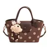 Bolso Patchwork de Alta Gama Otoño 2026 para Mujer, Bolso de Mano Versátil Moderno Sencillo, Bolso Cubo Bandolera Cruzada Chic para el Trabajo