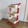 Carrito estante de celebridad de internet polea doméstica cocina dormitorio estante para snacks sala de estar estante de almacenamiento multifunción lote