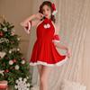 Ropa Interior Sexy de Primer Amor Ropa de Navidad Tentación Caliente Sexy Bolita de Pelo Corta Accesorios para el Cabello Pulsera Navidad Masculino