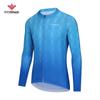 Ropa de ciclismo de manga larga transpirable para hombre, ropa de ciclismo de exterior de otoño, con cremallera fina, para ciclismo de carretera, venta al por mayor
