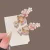 Horquilla de Flor Estilo Antiguo Accesorio para el Cabello Pinza para el Cabello Pinza de Pato Exquisita de Gama Alta Versátil