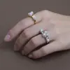 Anillo de Flor de Perlas Múltiples de Moda Exquisita Ajustable Anillo de Perla Nácar de Mar Profundo Diseño de Nicho Anillo Ajustable