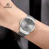 Relógio Masculino ORSGA Fashion Business Calendário Duplo Diamante Luminoso Fábrica Comércio Exterior Transfronteiriço Ao Vivo Relógio de Quartzo