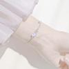 Pulsera de plata de ley s925 con diseño original de BaObAo, con un dulce y fresco sueño de flor de cerezo, luz de hada súper lujosa y exquisita.