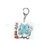 Llavero Acrílico de Hatsune Miku Periférico de Anime Chica Linda Creativo Lindo Colgante de Llave de Alto Valor