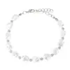 Pulsera de Perlas de Imitación Barrocas Irregulares Francesas Perla de Forma Especial Exagerada Perla Redonda Simple Cuerda Elástica Pulsera de Niña