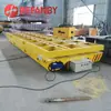 Camión Eléctrico de Plataforma Plana Alimentado por Cable, Vehículo de Transporte de Doble Carga Vinculada, Plataforma Elevadora Hidráulica, Camión con Piso Hueco