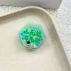 Portanotas adhesivas de PP inspirador con derechos de autor, alto atractivo estético, linda solución de almacenamiento para estudiantes para exámenes, clip de doble cara con forma de diamante de acrílico