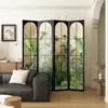 Biombo estilo americano, retro y lujoso, para divisiones de ambientes en salas de estar, recibidores, hogares, hoteles, oficinas y dormitorios; plegable y móvil