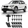 Tornillo con arandela metálica para fijación de placa protectora de motor de coche + componente de arandela para fijación de placa protectora de coche tornillo arandela de placa protectora