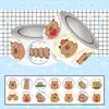 500 pegatinas de recompensa de capibara, pegatinas decorativas transfronterizas para refrigeradores, coches, tazas de agua y materiales de scrapbooking, al por mayor