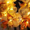 Hongyu Otoño Acción de Gracias Simulación Girasol Hoja de Arce Decoración Guirnalda Festival de la Cosecha Decoración de Halloween para Colgar en la Pared