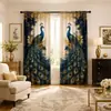 Ventas directas de fábrica, stock listo, suministro especial para cortinas de impresión digital, Sueño de Cisne, decoración de sala de estar, cortinas terminadas, dropshipping TEMU