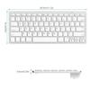Teclado X5 Ruso Francés Alemán Español Coreano Alemán Ultra Delgado Mini Universal Bluetooth Fonético Multilenguaje