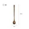 Cuchara de Madera de Acacia Cuchara de Madera Cuchara Cuchara de Madera Cuchara Larga Cuchara de Madera Cuchara de Madera para el Hogar Japonés Cuchara para Arroz Cuchara de Madera