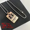Nuevos Collares Personalizados de Acero de Titanio que No se Desvanecen para Hombres y Mujeres, Accesorios de Moda Versátiles de Marca Hip-Hop Trendy, Cadenas para Suéter de Pareja
