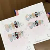 QianfanLeche Azul KittyAzul Bebé Dulce y Fresco Ojo de Gato Francés Hecho a Mano Puro Arte de Uñas Portátil Puntas de Uñas Postizas
