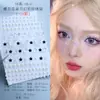 Combinación transfronteriza acrílico gota de agua pegatina diamante pegar ceja cara goma maquillaje ojos ojo pegar diamante perla mariposa flor