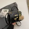 Bolso de mujer personalizado, bolso de hombro versátil para mujer con estampado de piedra, nuevo bolso de mano de moda de invierno, bolso Kelly retro a la moda