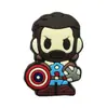 Charms Desmontables para Zapatos de Dibujos Animados Superman Goma Suave de PVC Accesorios de Decoración para Zapatos Edición Limitada