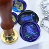 Carimbos de Cera Série Animal: Lobo Selvagem, Alienígena em Forma de Árvore Cabeça de Cobre Gravada Plana, Selo de Cera Panda Série Escura Cabeça de Carimbo, Venda por Atacado de Fábrica