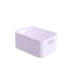 Caixa de Armazenamento de Cosméticos Simples Estilo Japonês Cesta de Armazenamento para Papelaria de Mesa Lanches Diversos Caixa de Armazenamento para Roupas Brinquedos